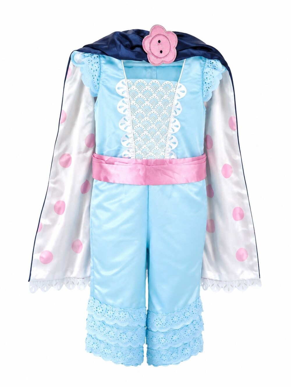 Disney Toy Story 4 Bo Peep Costume Girls Size 3T 4T Jumpsuit Cape Halloween